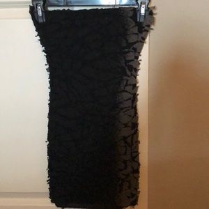 Back & Grey strapless tube top sexy dress!!